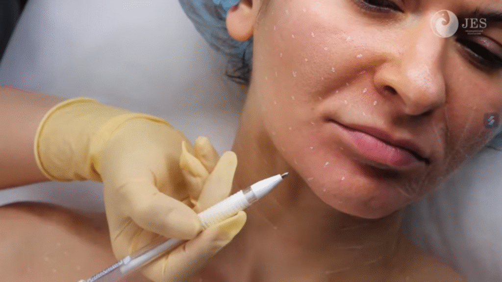 Hình ảnh phân bố vùng điều trị Karisma vs filler cho thấy kế hoạch tỉ mỉ nhằm tối ưu hiệu quả và giảm thiểu rủi ro biến chứng trong liệu trình an toàn.