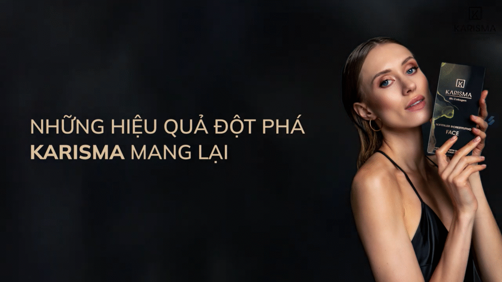 Ảnh hieu_qua_karisma_mang_lai_01 thể hiện kết quả so sánh Karisma và Jalupro trong việc kích hoạt collagen nội sinh