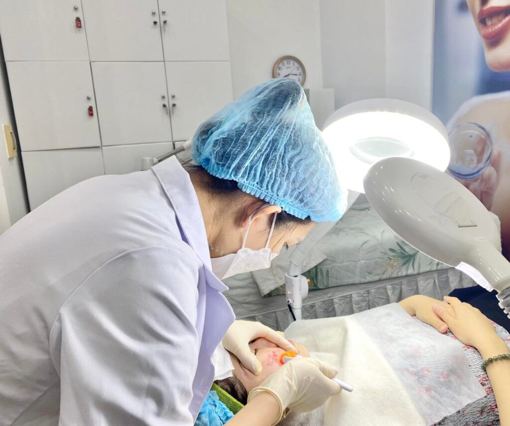 Điều trị giãn mao mạch tại Cần Thơ - Liệu pháp laser