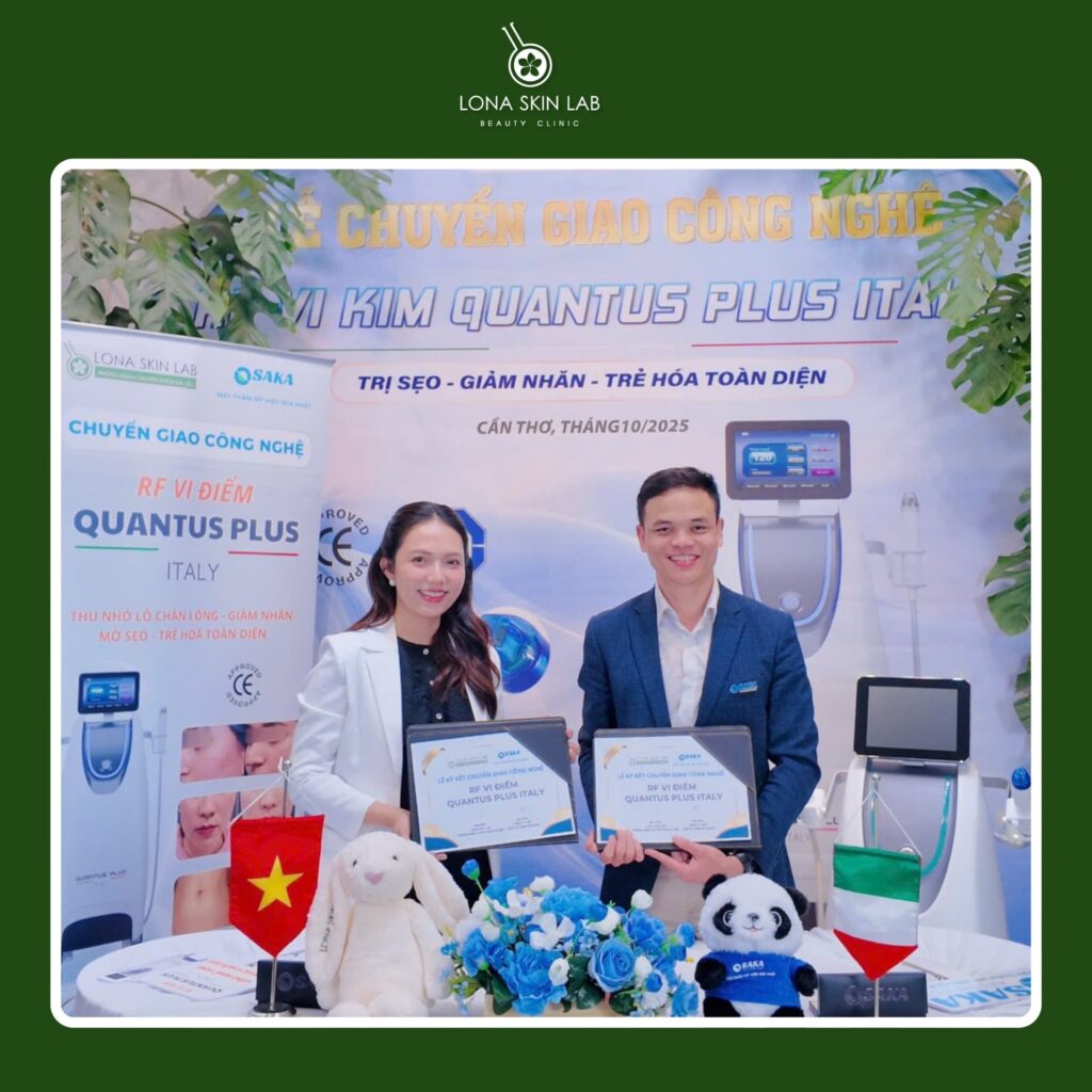 Lona Skin Lab chú trọng chuyển giao công nghệ – đào tạo chuyên môn – cập nhật phác đồ điều trị chuẩn quốc tế. 