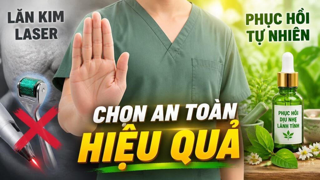 Trị sẹo không cần lăn kim hay laser có thật sự hiệu quả?