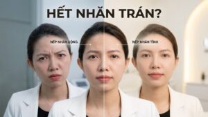 Tôi có nếp nhăn trán phải làm sao?